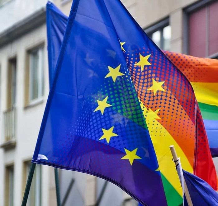 EURO LGBTQA FLAG